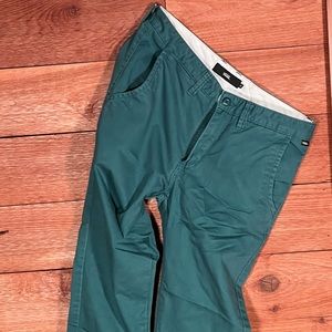 VANS Size 32 Dark Teal Chinos
